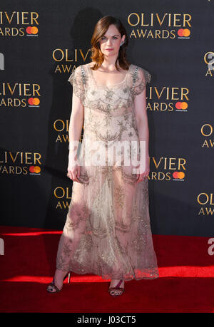 Ruth Wilson Teilnahme an Olivier Awards 2017, in der Royal Albert Hall in London statt. Stockfoto