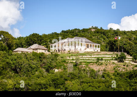 Clarence House, Nelsons Dockyard, Englisch Harbour, Antigu Stockfoto