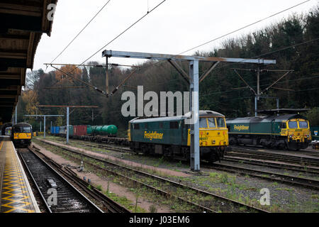 Freightliner-Terminal, Ipswich, Suffolk, UK. Stockfoto