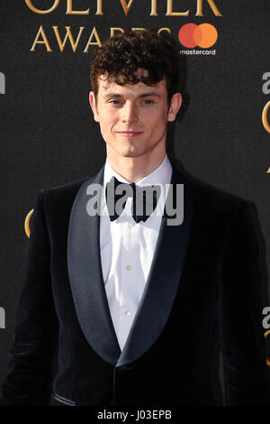 Charlie Stemp Teilnahme an Olivier Awards 2017, in der Royal Albert Hall in London statt. PRESSEVERBAND Foto. Finden Sie unter PA Geschichte SHOWBIZ Oliviers. Bild Datum: Sonntag, 9. April 2017. Bildnachweis sollte lauten: Chris J Ratcliffe/PA Wire Stockfoto