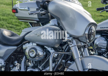 Harley Davidson Motorrad hautnah Stockfoto