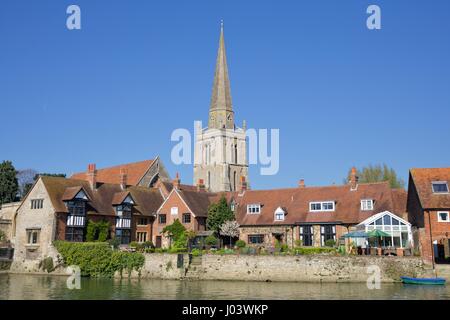 Die Themse in Abingdon Stockfoto