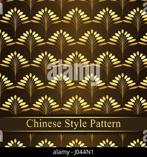 Chinesische Muster Hintergrund - Design-Elemente Stock Vektor