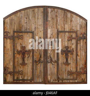 altes Holztor Stockfotografie - Alamy