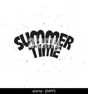 Sommerzeit-Schriftzug text Stock Vektor