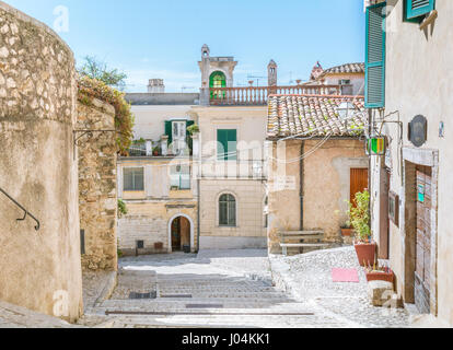 Roccantica, mittelalterliches Dorf in der Provinz Rieti, Latium (Italien) Stockfoto