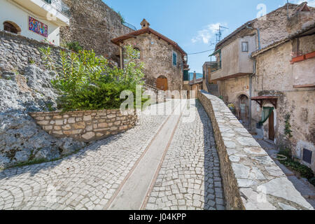 Roccantica, mittelalterliches Dorf in der Provinz Rieti, Latium (Italien) Stockfoto