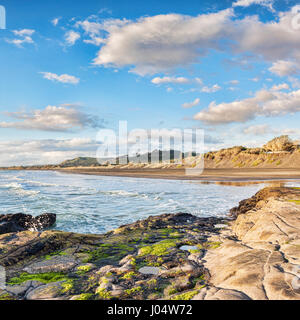 Muriwai Beach, Auckland, Neuseeland. Stockfoto