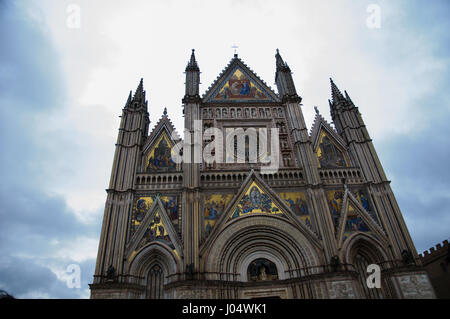 Oriveto Kathedrale, Italien, Europa Stockfoto