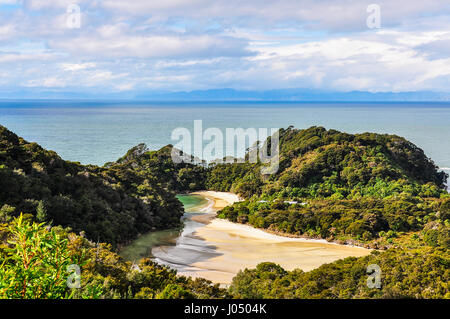 Abgelegenen Franzose Bucht im Abel Tasman Nationalpark in Neuseeland Stockfoto