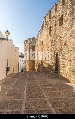 Vejer De La Frontera, weißen Dörfer Andalusiens, Pueblos Blancos, Provinz Cádiz, Spanien Stockfoto