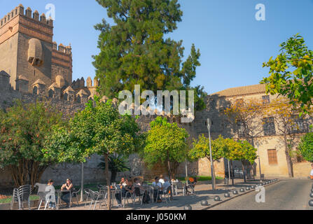 San Marcos Burg, Stadt El Puerto De Santa María, Provinz Cádiz, Spanien Stockfoto