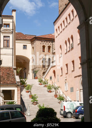 Padua, Italien - 16. Mai 2016: Plätzen und Gassen der Altstadt Stockfoto