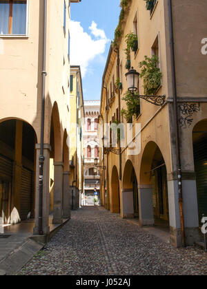 Padua, Italien - 16. Mai 2016: Plätzen und Gassen der Altstadt Stockfoto