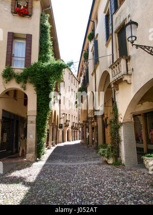 Padua, Italien - 16. Mai 2016: Plätzen und Gassen der Altstadt Stockfoto