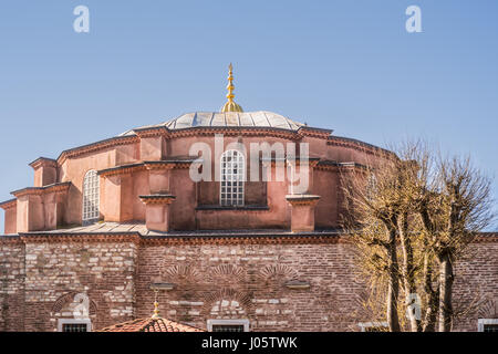 Kleine Hagia Sophia Mosque, ehemals die Kirche des Heiligen Sergius und Bacchus, ist eine ehemalige griechische orthodoxe Kirche Heiligen Sergius und Bacchus in Konstantinopel, in eine Moschee umgewandelt, während des Osmanischen Reiches gewidmet Stockfoto