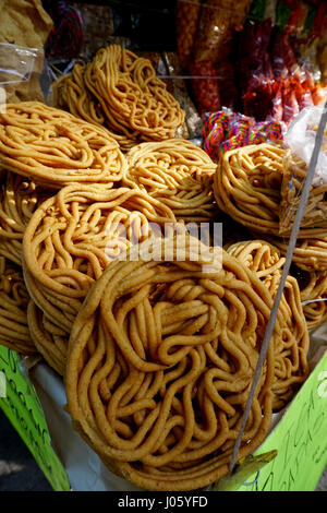 Mexikanische snack-Wagen im Park Chapultepec, Mexiko-Stadt, Mexiko Stockfoto