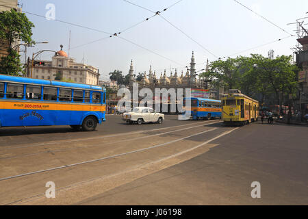 Straßenbahnen, Kolkata, Westbengalen, Indien, Asien Stockfoto