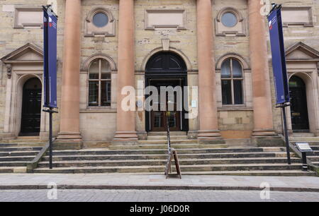 Eingang zum National Gerechtigkeit Museum Nottingham UK April 2017 Stockfoto