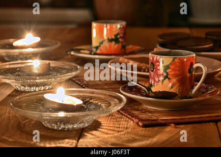 Kaffee mit Keksen, Rostow am Don, Russland, 5. April 2017 Stockfoto