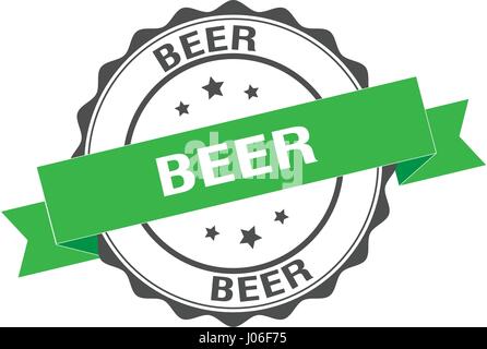 Bier-Stempel-Abbildung Stock Vektor