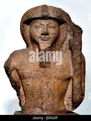 Kopf von Ramses 2 Ramses II 19. Dynastie v. Chr. Theben Ägypten ägyptische (Bubastis (Tell Basta Tempel ursprünglich von Pitamesse) Stockfoto