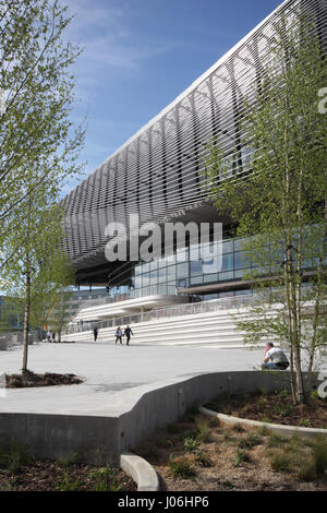 Neue Wasserzeichen-Restaurant und Showcase Kinokomplex in der WestQuay Shopping Centre. Fast fertig, aber einige Restaurants sind noch ausgestattet werden. Stockfoto