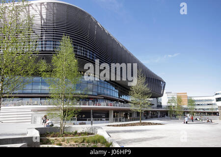 Neue Wasserzeichen-Restaurant und Showcase Kinokomplex in der WestQuay Shopping Centre. Fast fertig, aber einige Restaurants sind noch ausgestattet werden. Stockfoto