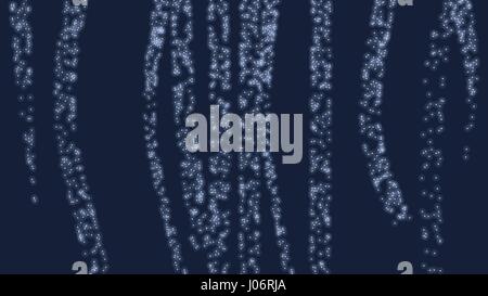 3D Darstellung der Partikelform Stockfoto