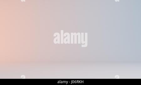 3D-Renderings von einem weißen studio Stockfoto