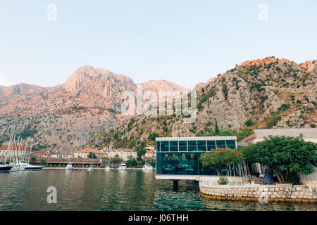 Kirche Gospa od Zdravlja von Kotor an der Wand, Montenegro, Kotor Stockfoto