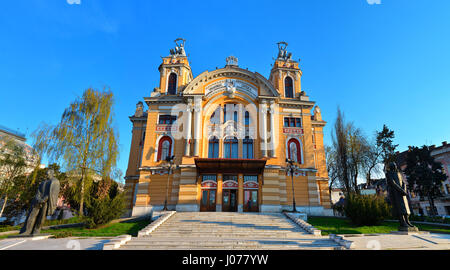 Cluj-Napoca Stadt Rumänien Nationaltheater Wahrzeichen Architektur Stockfoto