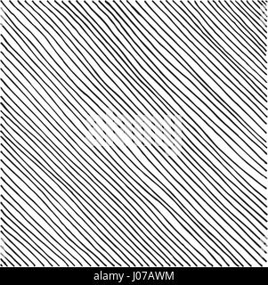 Handgezeichnete gerade diagonale Linien Stock Vektor