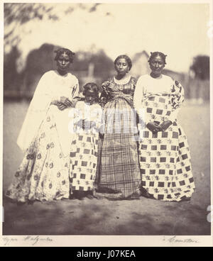 Désiré Charnay (Französisch - Frauen von Madagaskar- Stockfoto