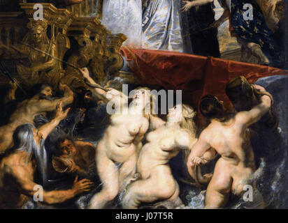 Rubens - die Landung von Marie de Médicis in Marseille (Detail) - WGA20338 Stockfoto