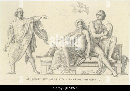 Schnorr von Carolsfeld - Hephaistos heute Aphrodite Und Ares Stockfoto