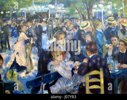 Tanz im Le Moulin De La Galette, Musée d ' Orsay, 3. Juli 2007 Stockfoto