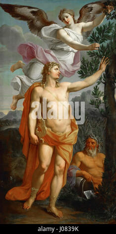 Noël Coypel - Apollo gekrönt von Sieg, 1667-1668 Stockfoto