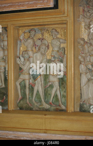 Intérieur dieAbbatiale du Mont-Saint-Michel-2009-10-30 052 Stockfoto