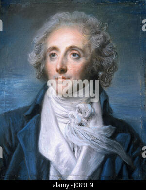 Nicolas-Pierre-Baptiste Anselme, bekannt als Baptiste Anselme, war ein französischer Künstler, der für seine Porträtarbeit gefeiert wurde. Seine Werke, wie die von Jean-Baptiste Greuze, spiegeln den neoklassischen Stil wider, der von Realismus und emotionalem Ausdruck geprägt ist. Stockfoto
