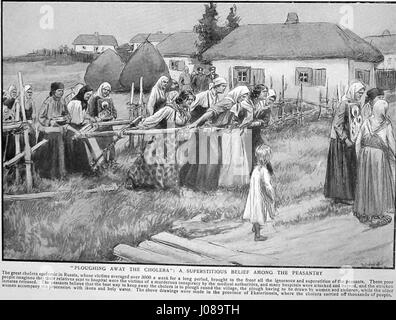 Dieser Titel scheint in kyrillischer oder einer anderen nicht-lateinischen Schrift zu sein, die wahrscheinlich auf ein osteuropäisches oder slawisches Kunstwerk verweist. Weitere Untersuchungen wären erforderlich, um seine Bedeutung genau zu beschreiben. Stockfoto