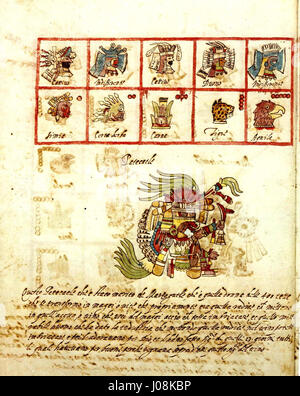 Codex Ríos (Folio 23v) Stockfoto