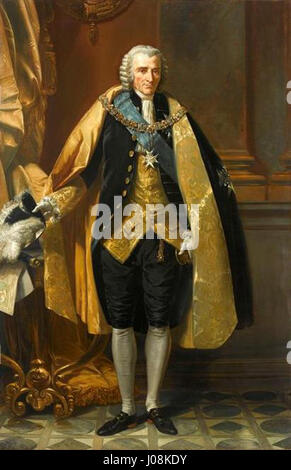 Couder - Louis-François-Armand de Vignerot du Plessis, Duc de Richelieu (1696-1788) Stockfoto