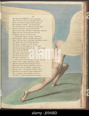 William Blake - Youngs Nacht Gedanken, Seite 25, seht ihn, wenn Vergangenheit durch; Was also ist zu sehen- Stockfoto