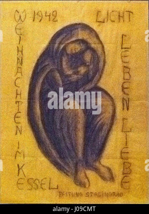 Dieses Foto zeigt die berühmte Kaiser-Wilhelm-Gedächtniskirche in Berlin. Die im 19. Jahrhundert erbaute und im Zweiten Weltkrieg beschädigte Kirche dient sowohl als Denkmal als auch als Symbol für die Widerstandsfähigkeit Berlins. Stockfoto