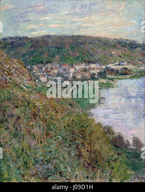 Claude Monet - Ansicht von Vétheuil- Stockfoto