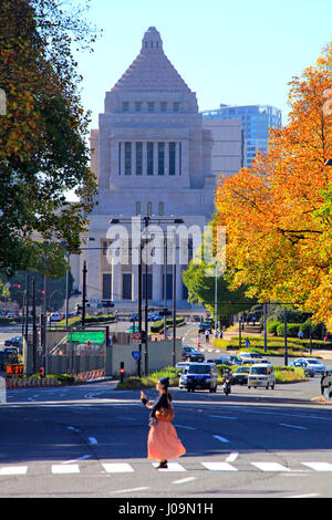 Nationale Parlamentsgebäude Tokio Japan Stockfoto