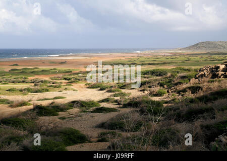 Aruba, California Leuchtturm und Umgebung, Calofornia de vuurtoren Stockfoto