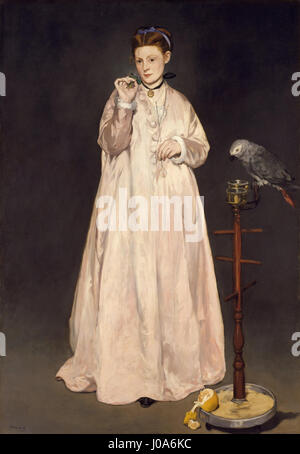 Édouard Manet - junge Dame im Jahre 1866- Stockfoto