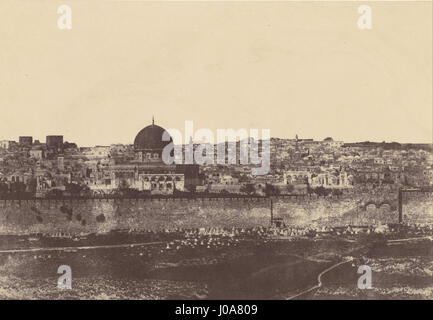 Auguste Salzmann (Französisch - Jérusalem. Enceinte du Temple. Vue Générale De La Face est pl. 2- Stockfoto